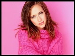 sweter, Jennifer Love Hewitt, różowy